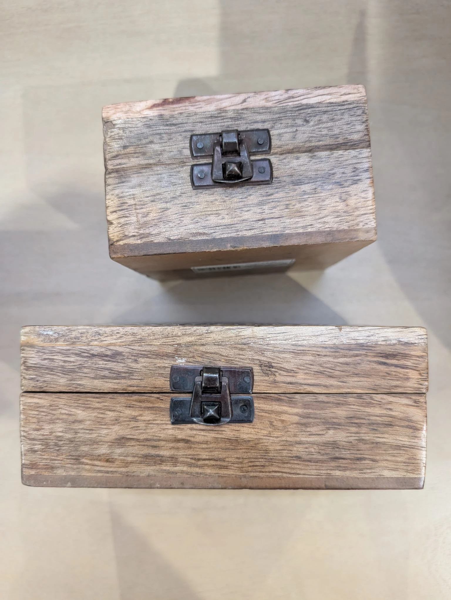 Très joli ensemble de petites boites en bois – aucune 5