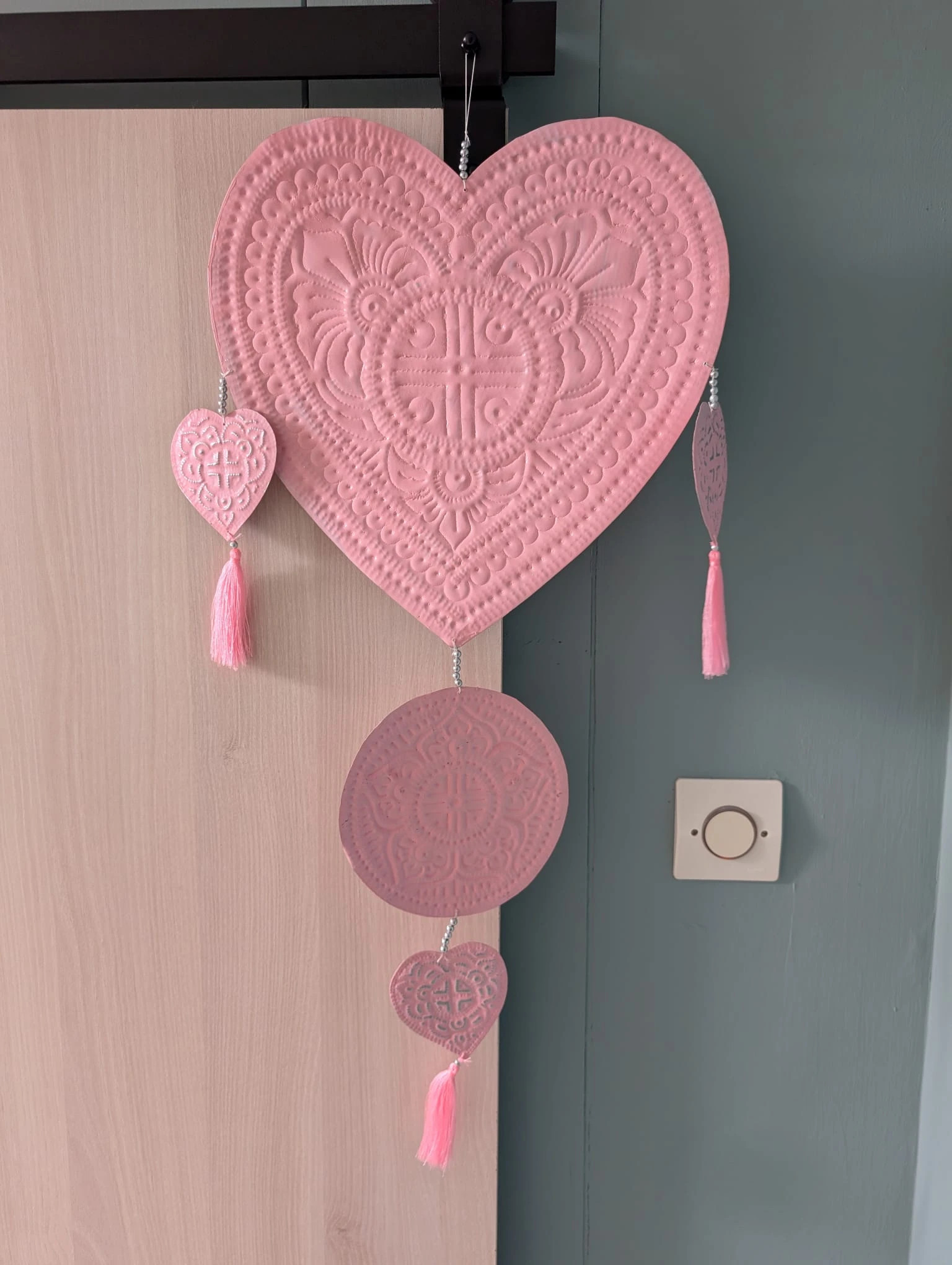 Suspension décorative - Cœur rose – Autre 2