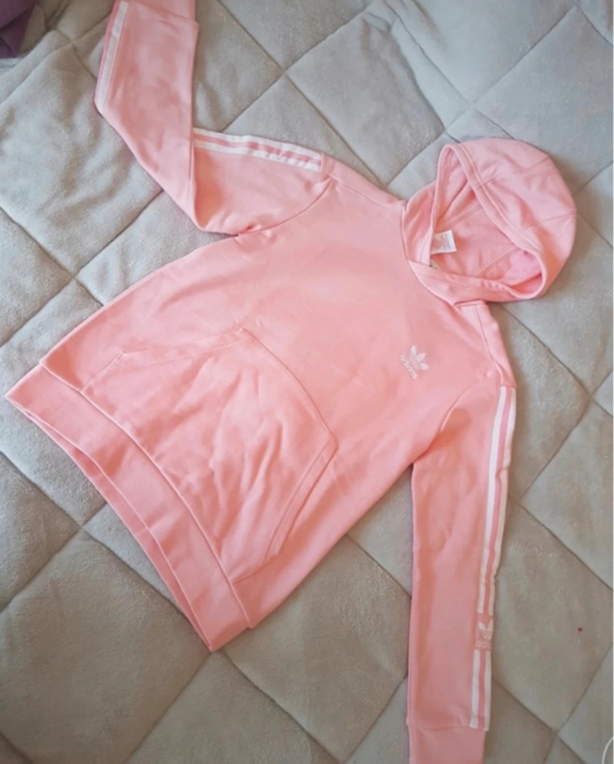 Sudadera Adidas Originals Lock Up Rosa Hoodie 11-12A 152 cm BNWT V13 – adidas – taille 12 ans / 152 cm 2