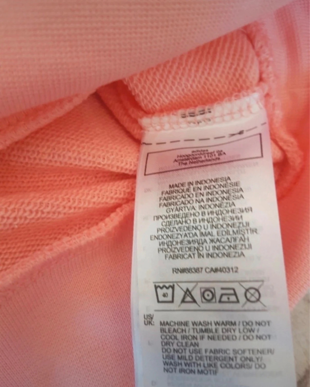 Sudadera Adidas Originals Lock Up Rosa Hoodie 11-12A 152 cm BNWT V13 – adidas – taille 12 ans / 152 cm 5
