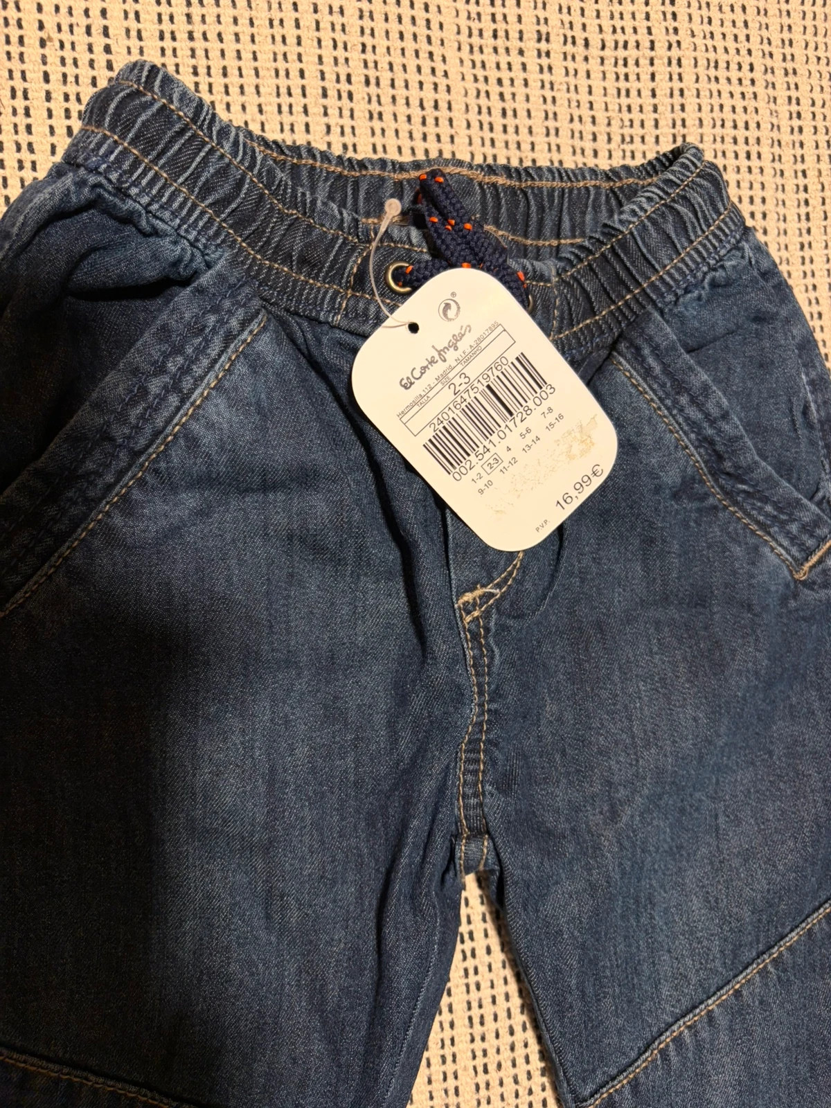Pantalón vaquero jogger niño Free Style El Corte Inglés talla 2-3 nuevo – Freestyle – taille 24-36 mois / 92 cm 2
