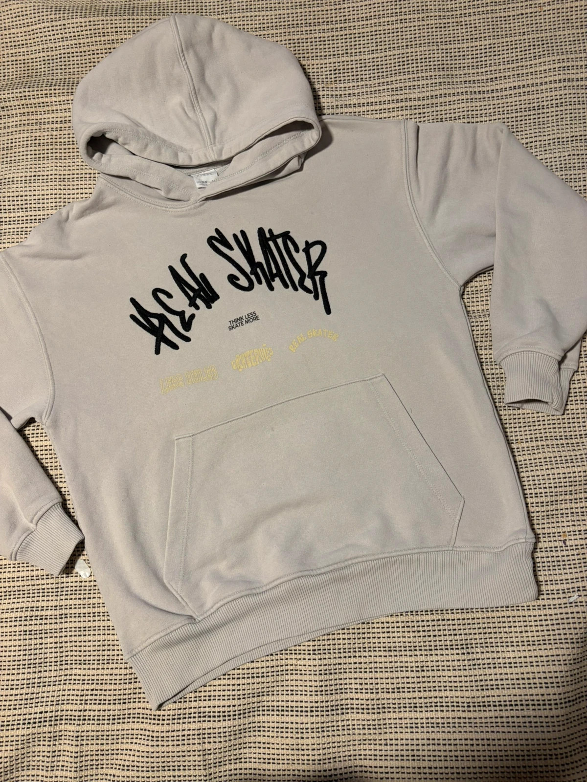 Sudadera gris con capucha Zara de niño talla 11-12 años Real Skater hoodie sweat jumper – Zara – taille 11 ans / 146 cm 2
