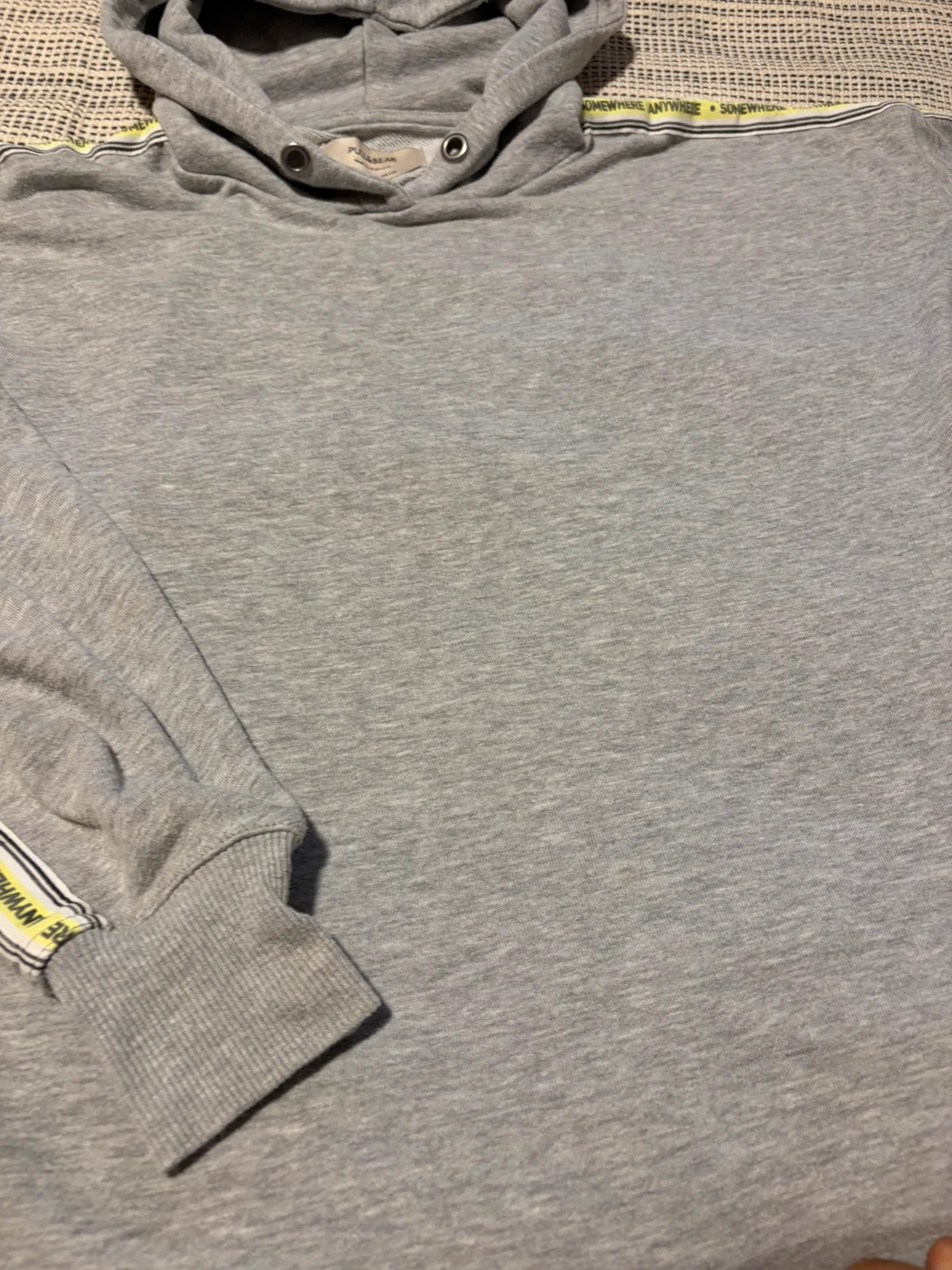 Sudadera gris con capucha Pull and Bear de mujer talla S hoodie sweat sweatshirt jumper – Pull & Bear – taille S / 36 / 8 3