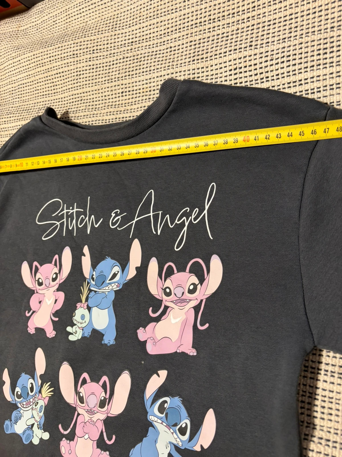 Sudadera gris de Stitch y Angel Primark de niña talla 12-13 años Disney jumper sweat sweatshirt – Primark – taille 12 ans / 152 cm 3
