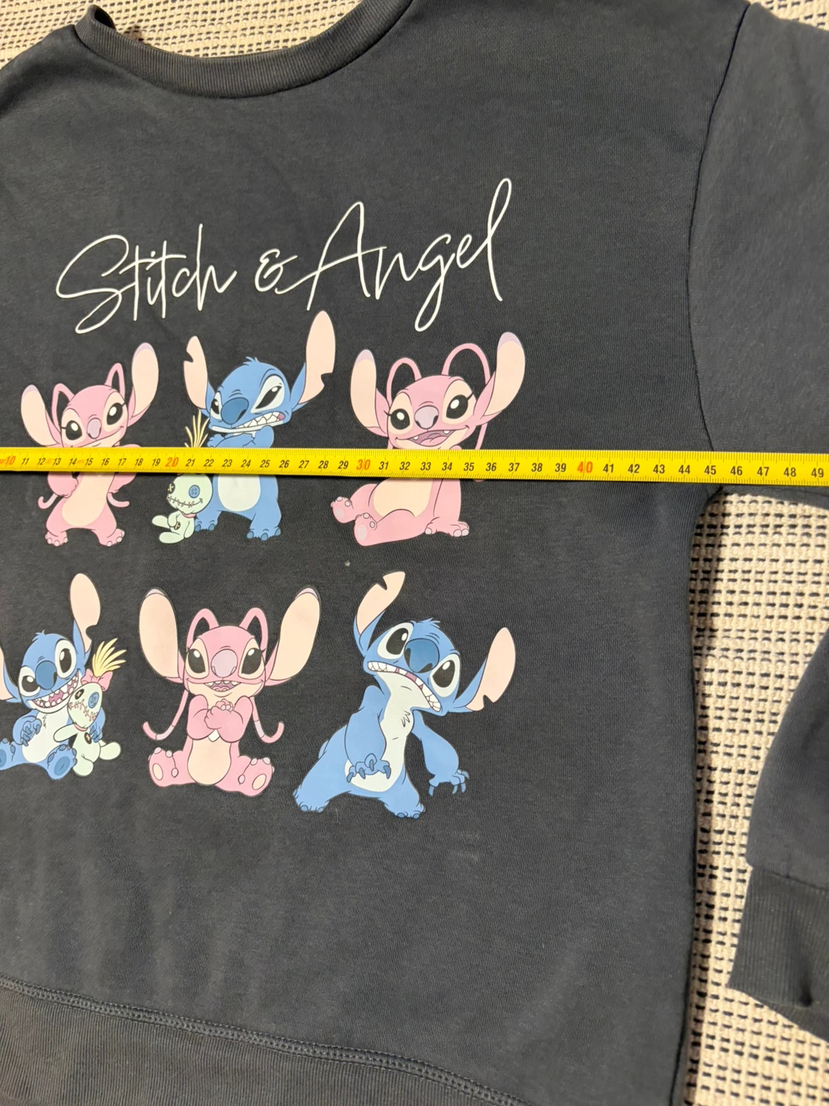 Sudadera gris de Stitch y Angel Primark de niña talla 12-13 años Disney jumper sweat sweatshirt – Primark – taille 12 ans / 152 cm 4
