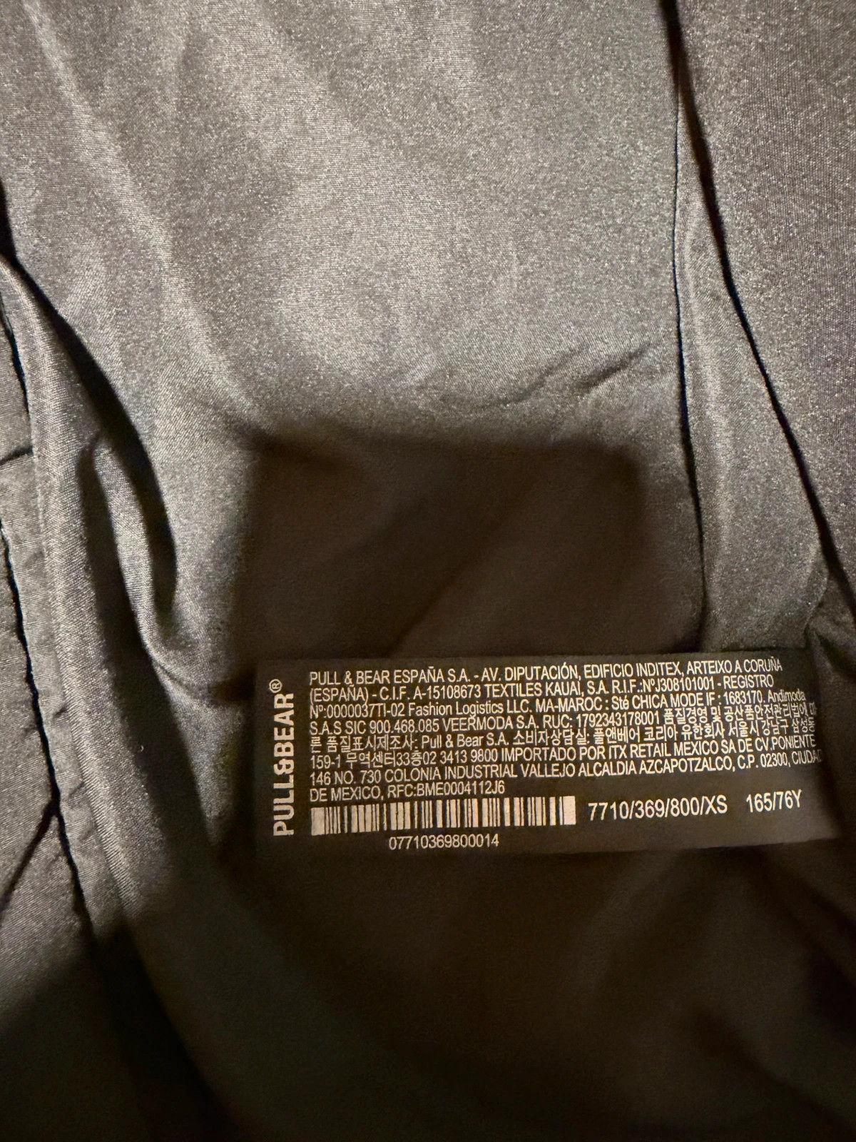 Chaqueta plumifero pull and bear negro mujer xs doudoune puffer jacket – Pull & Bear – taille XS / 34 / 6 4
