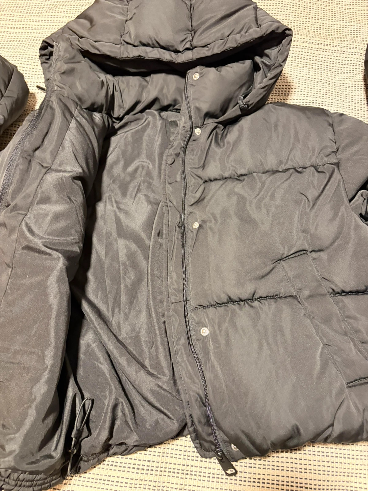 Chaqueta plumifero pull and bear negro mujer xs doudoune puffer jacket – Pull & Bear – taille XS / 34 / 6 3