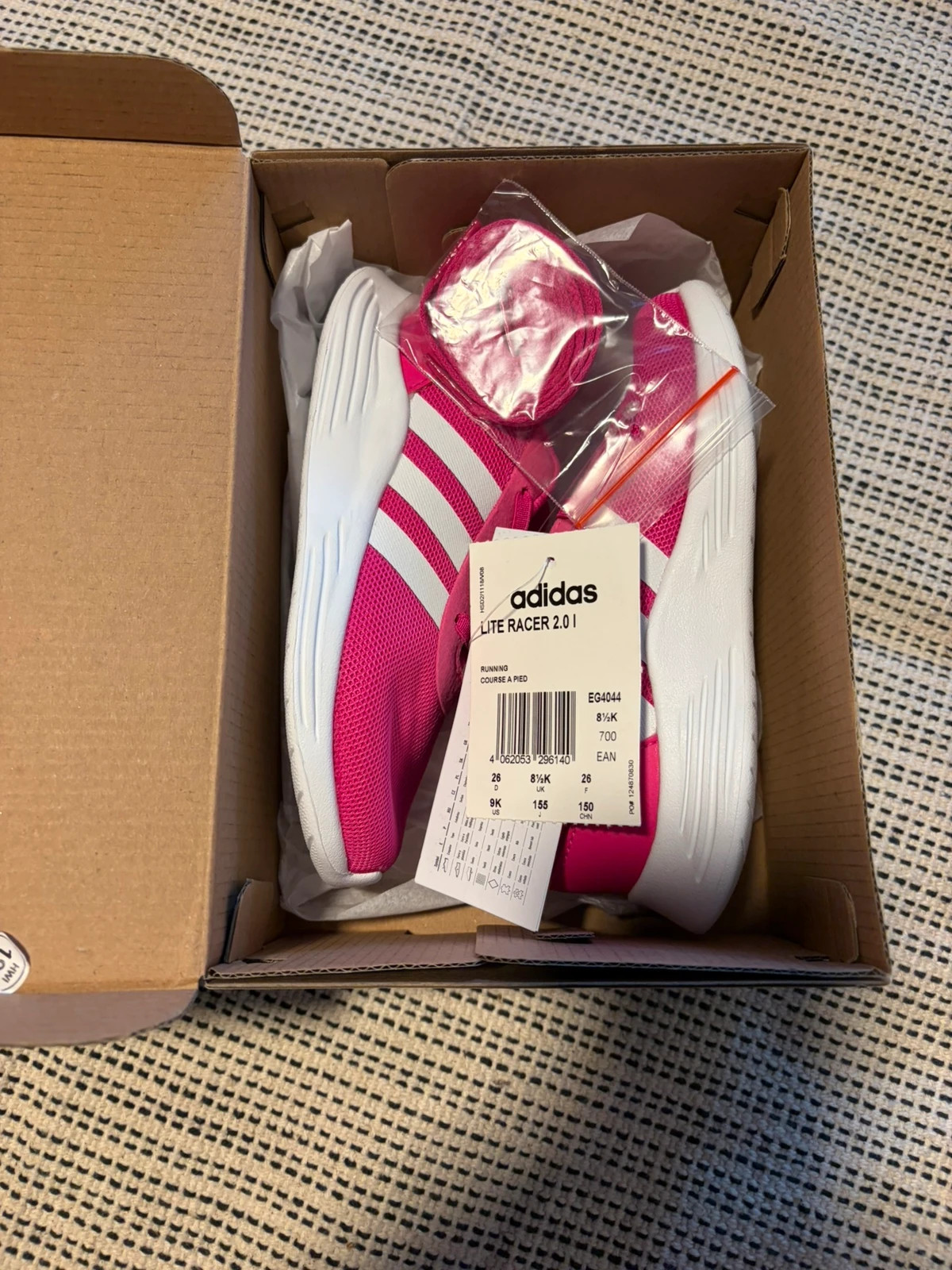 Zapatillas de deporte adidas lite racer 2.0 i fucsia talla 26 nuevas en caja original. – adidas – taille 26 3