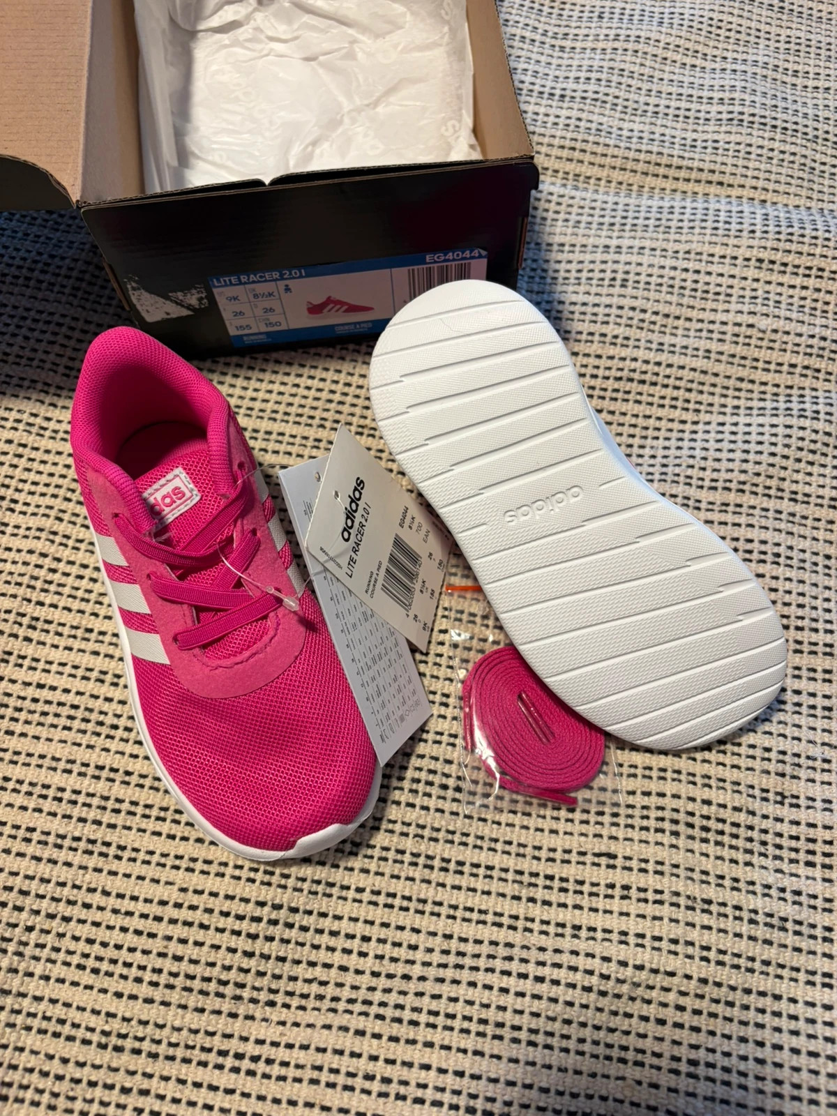 Zapatillas de deporte adidas lite racer 2.0 i fucsia talla 26 nuevas en caja original. – adidas – taille 26 4