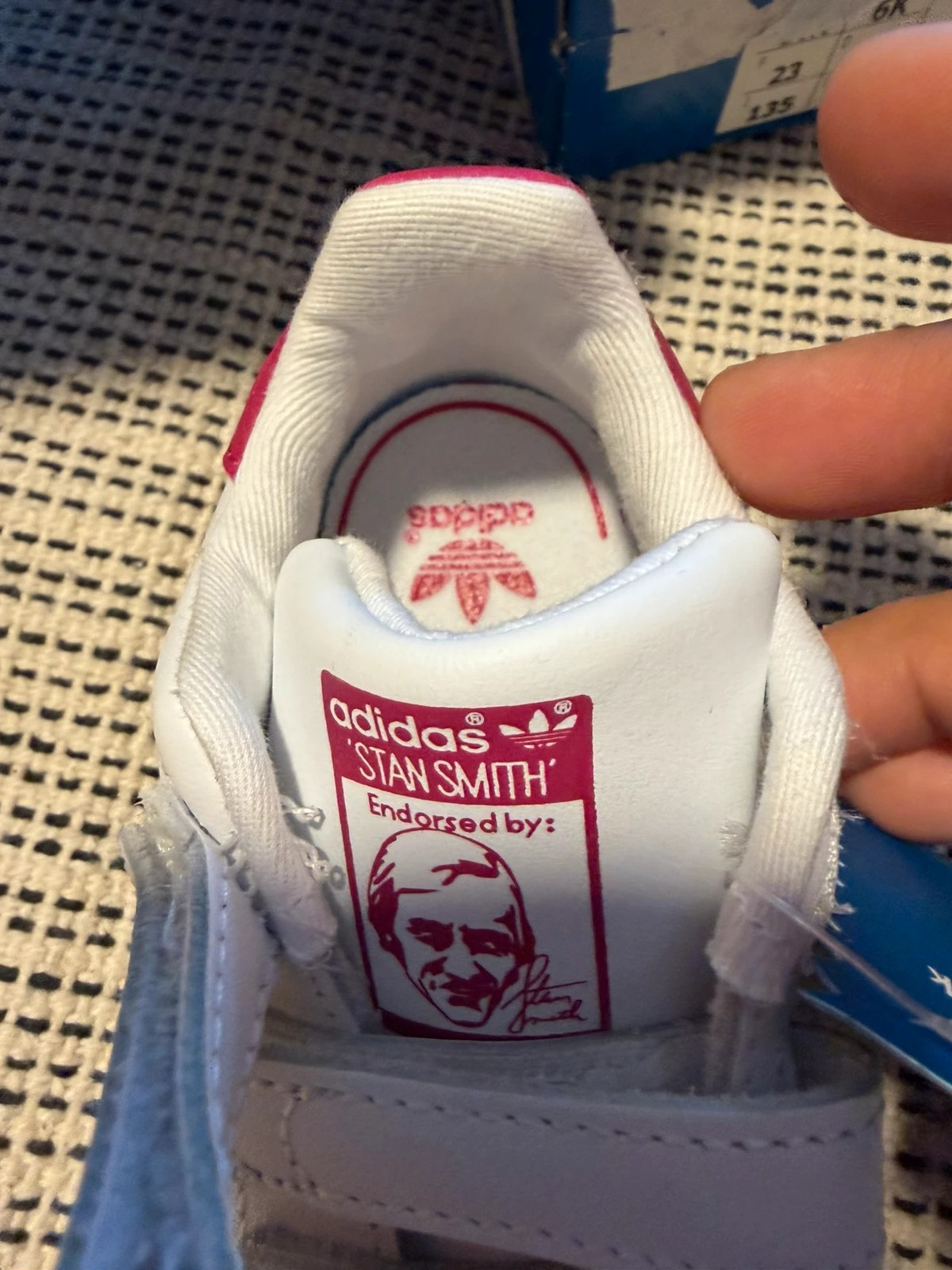 Zapatillas de adidas stan smith cf i blanco rosa talla 23 nuevas en caja original. – adidas Stan Smith – taille 23 5