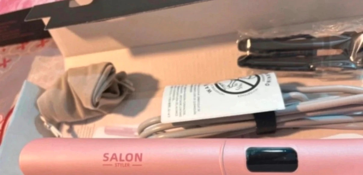 Plancha y Rizadora de Pelo 2 en 1 Profesionales (Color Rosa) – dekuri 3
