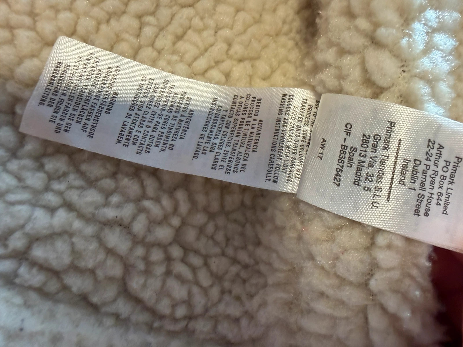 Chaqueta de pana y borreguillo Primark – Talla S – Primark – taille S 5