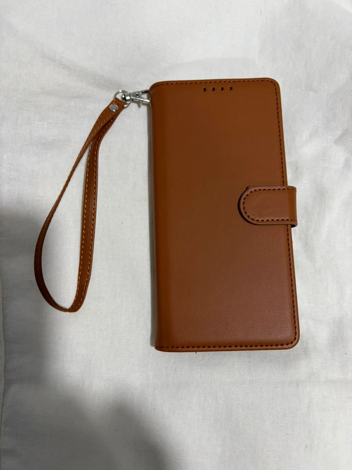 funda iphone 16 plus magnética desmontable piel marron tarjetero – Local