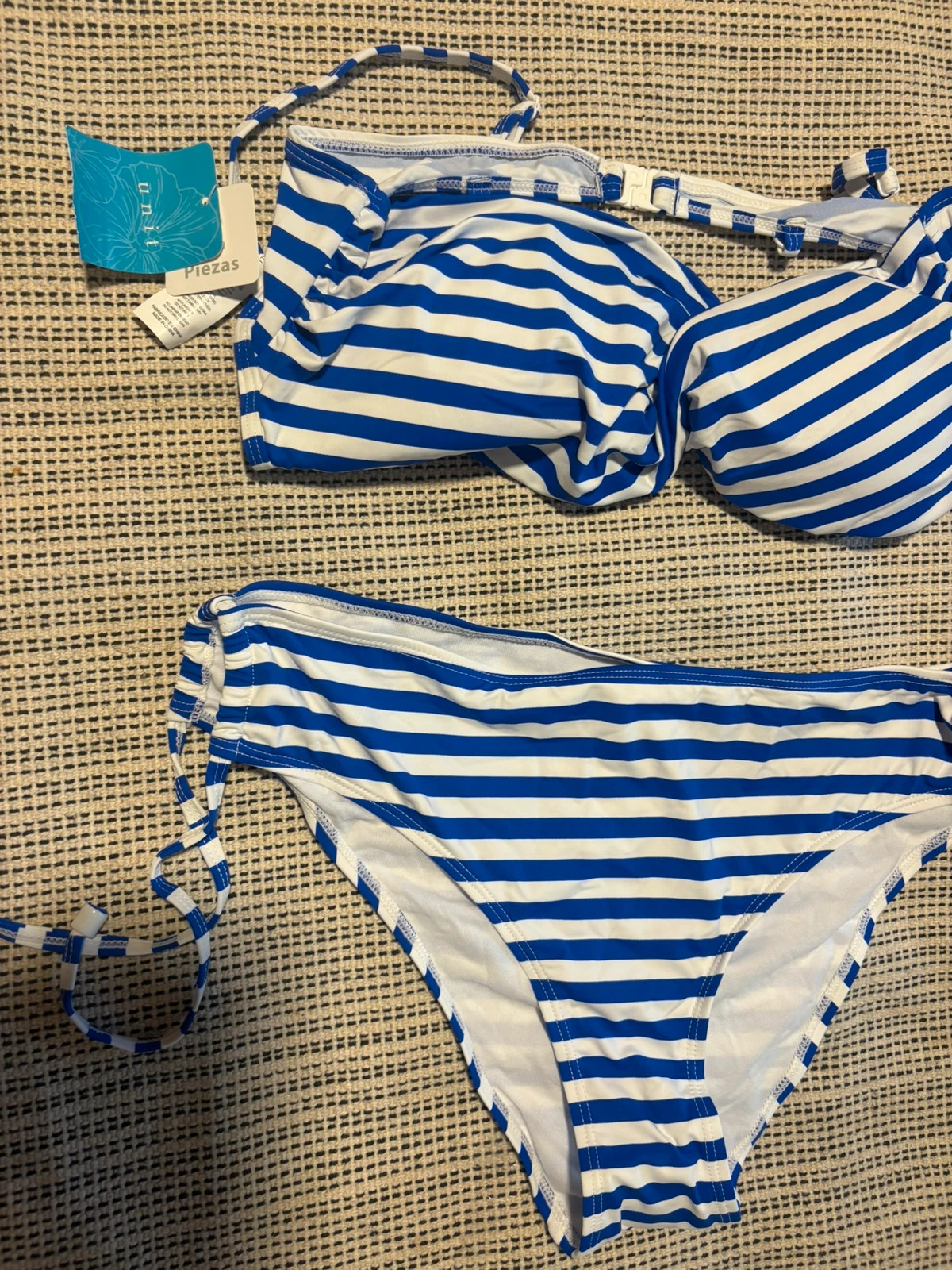 Bikini 2 piezas rayas azul y blanco Unit talla 46 – Unit – taille XXXL / 46 / 18 2