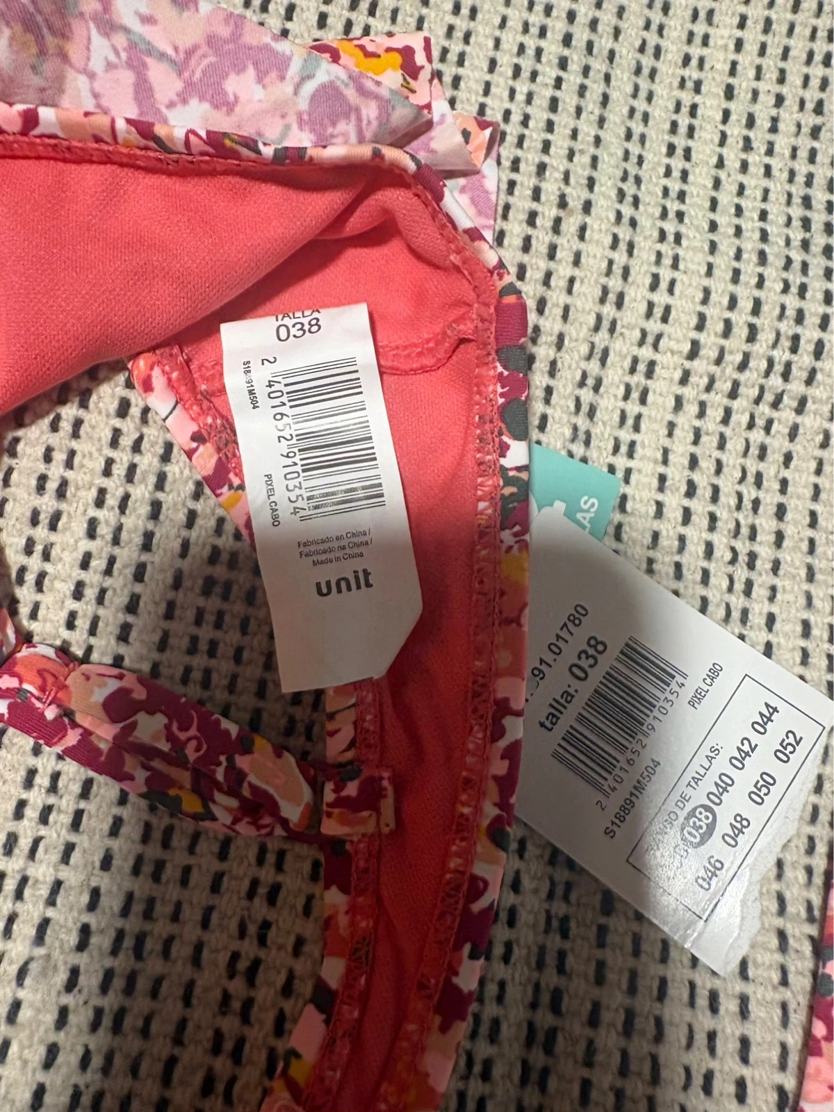 bikini floral volantes nuevo con etiqueta unit talla 38 m – Unit – taille M / 38 / 10 4