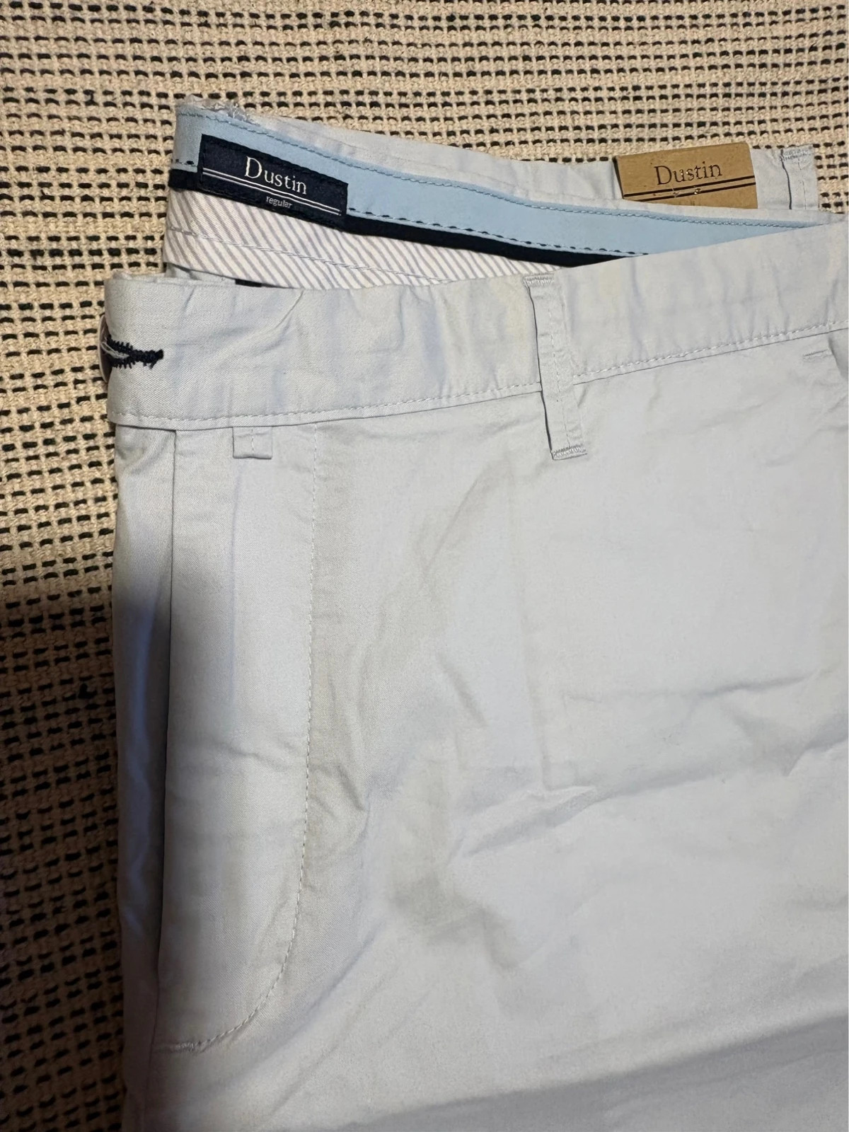 pantalón chino hombre dustin el corte ingles talla 52 azul claro nuevo – Dustin – taille 4XL 2
