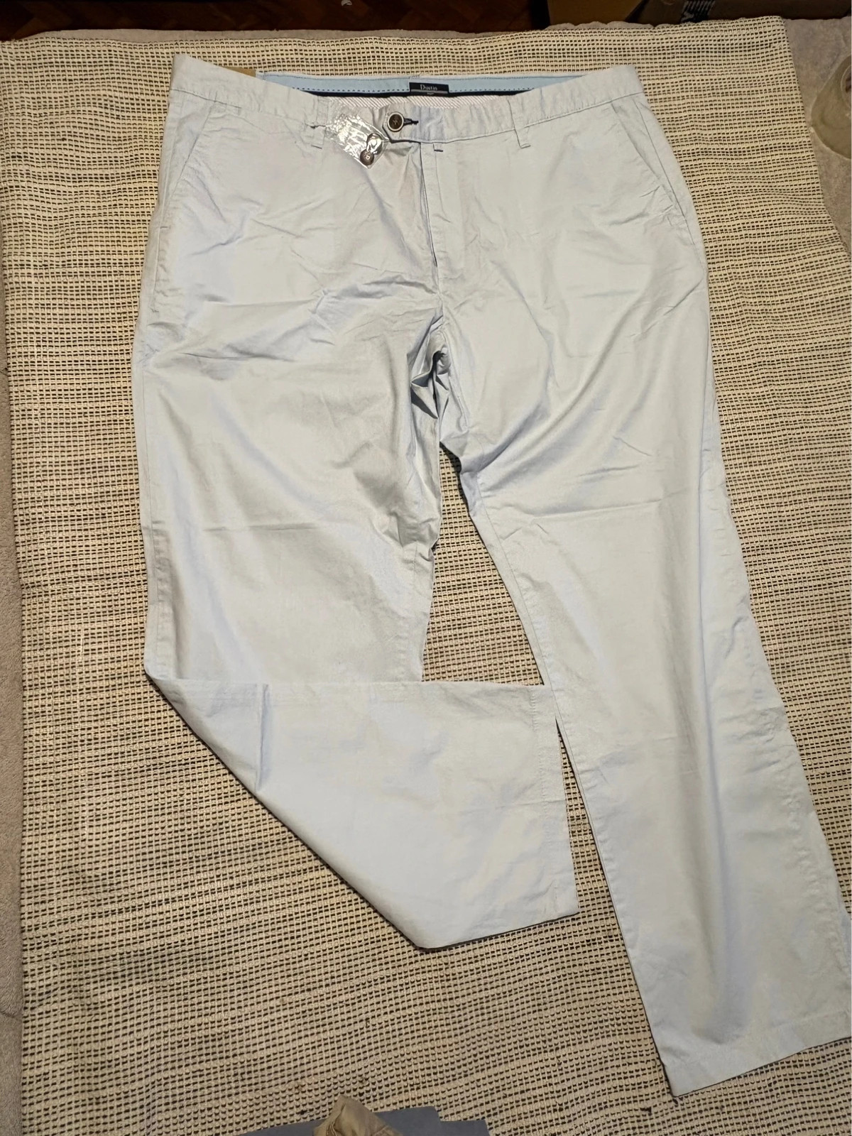 pantalón chino hombre dustin el corte ingles talla 52 azul claro nuevo – Dustin – taille 4XL 3