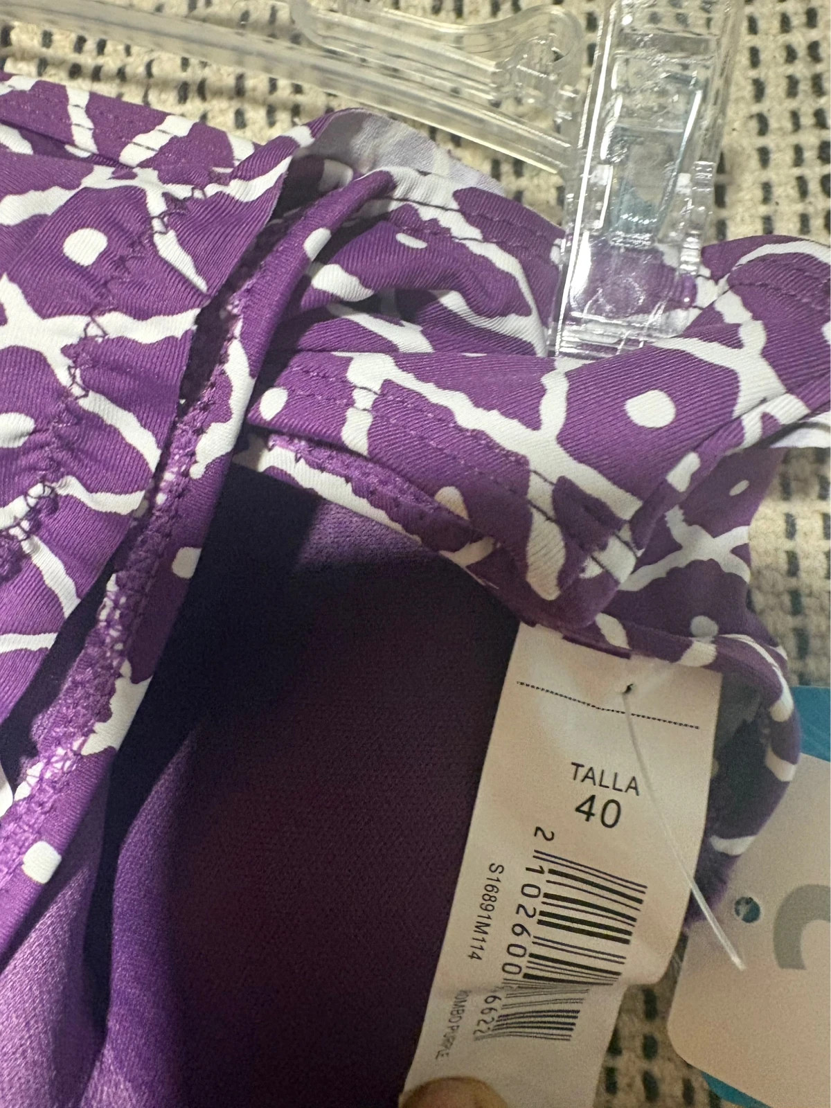 Bikini 2 piezas Unit talla 40 M morado maillot de bain 2 pieces bikini set paarse bikini – Unit – taille L / 40 / 12 5