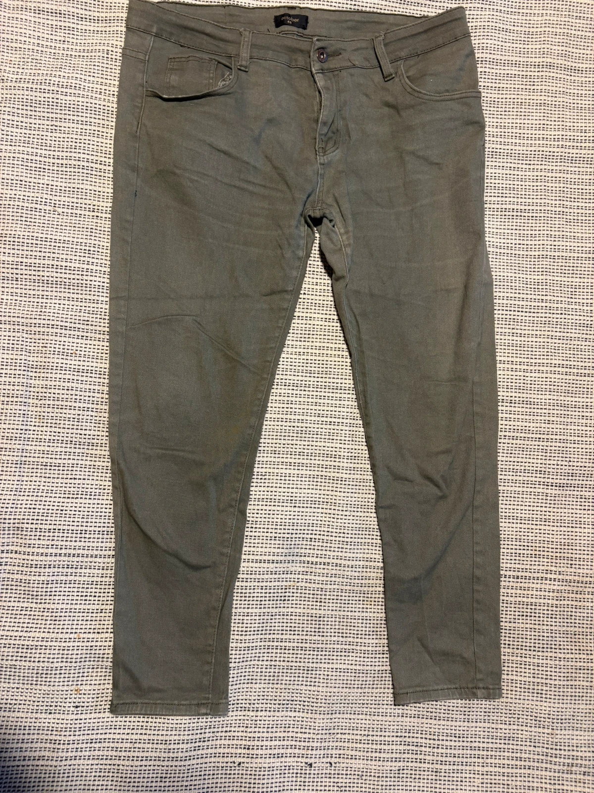 Pantalón verde caqui October talla 46 / Pantalon khaki taille XXL – october – taille XXXL / 46 / 18 2