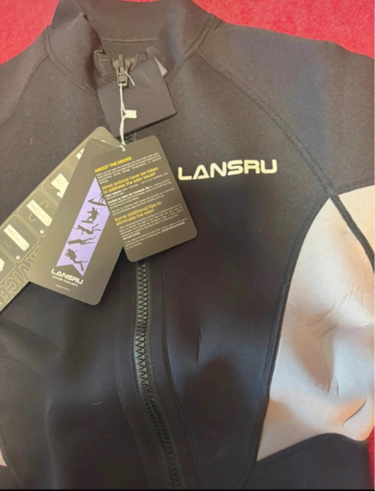 Traje Neopreno Lansru XL Nuevo / Wetsuit Neoprene Shorty Surf Snorkel XL (i) – lansru 2