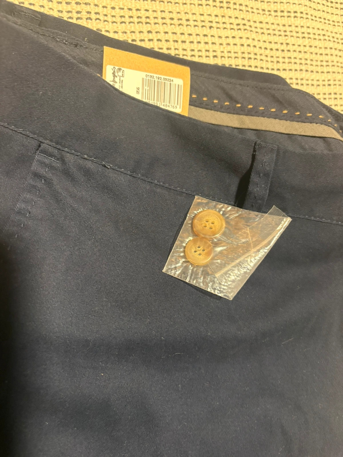 pantalon chino dustin 56 azul marino trousers pantalon pantalon chino chino navy blue – Dustin – taille XXL 3