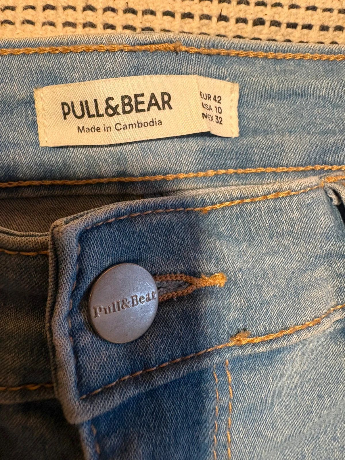 Jeans Pull&Bear skinny high waist azul talla 42 / Jean slim bleu L – Pull & Bear – taille L / 40 / 12 5