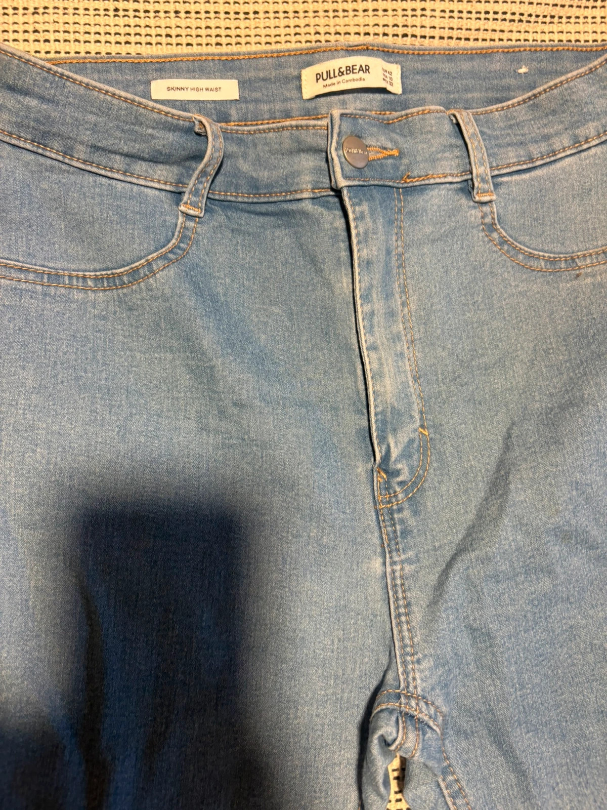 Jeans Pull&Bear skinny high waist azul talla 42 / Jean slim bleu L – Pull & Bear – taille L / 40 / 12 3