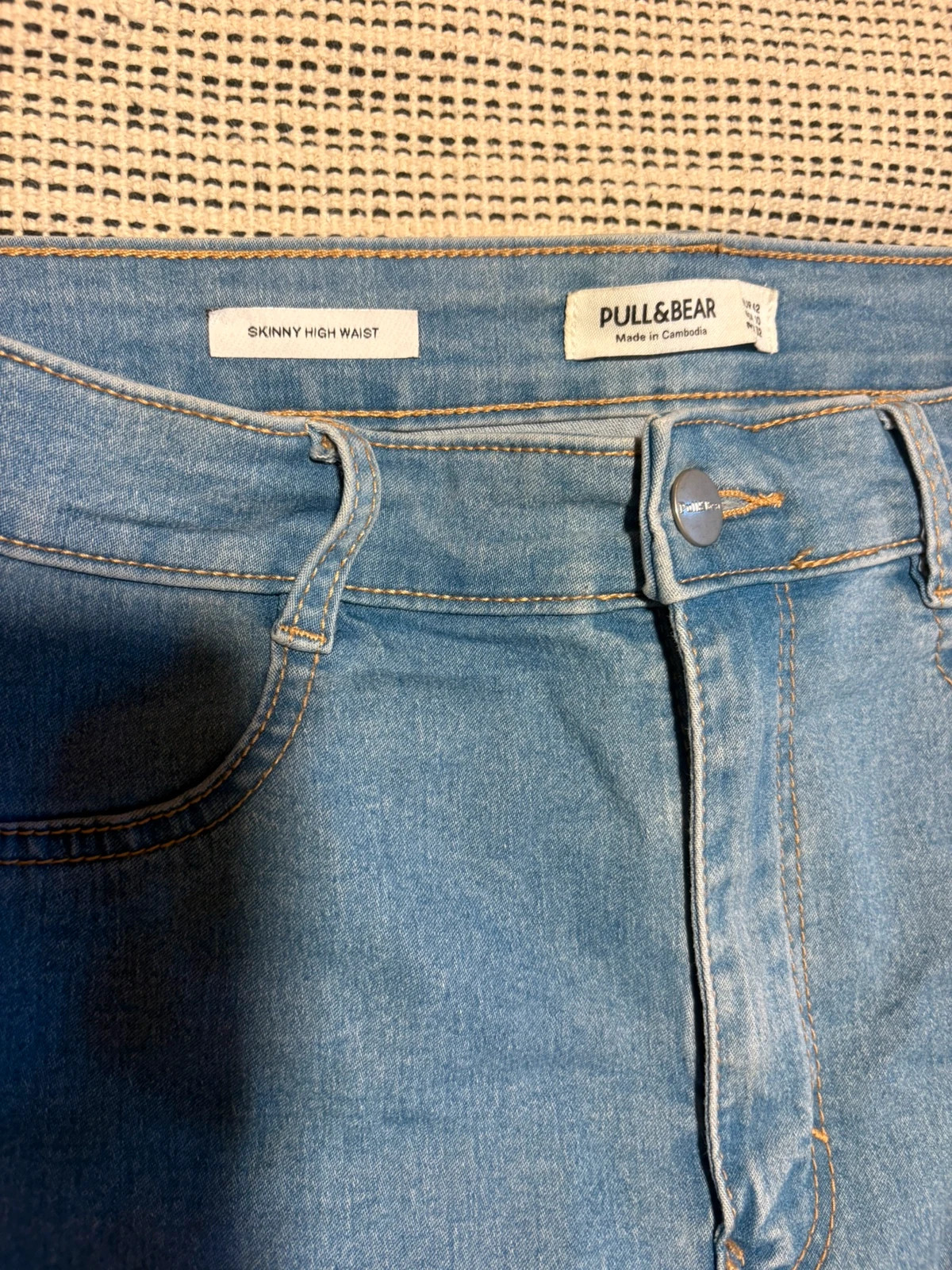 Jeans Pull&Bear skinny high waist azul talla 42 / Jean slim bleu L – Pull & Bear – taille L / 40 / 12 4