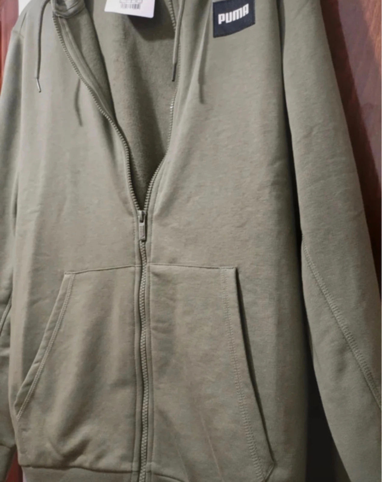 Sudadera Puma Full Zip Hoodie verde khaki talla XL nueva con etiqueta – Puma – taille XL 5