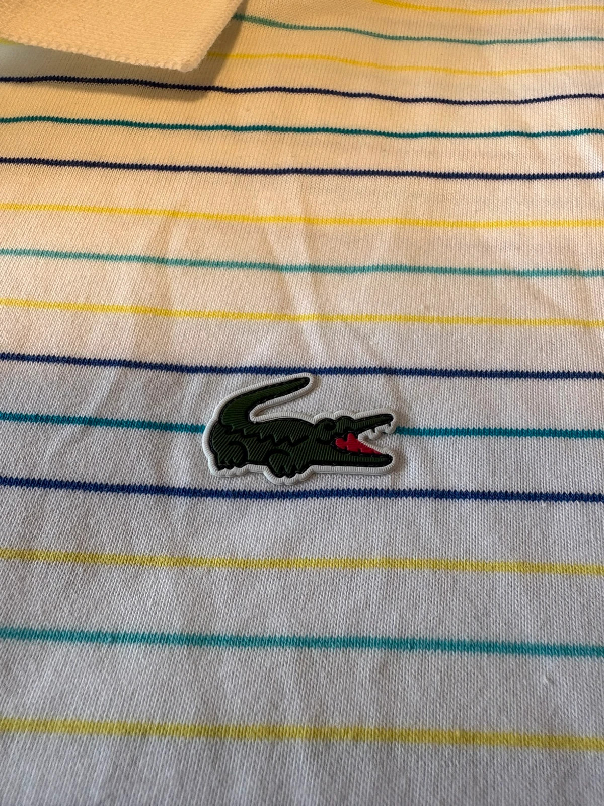 polo lacoste sport rayado hombre talla l fr 5 nuevo etiquetas – Lacoste – taille L 3
