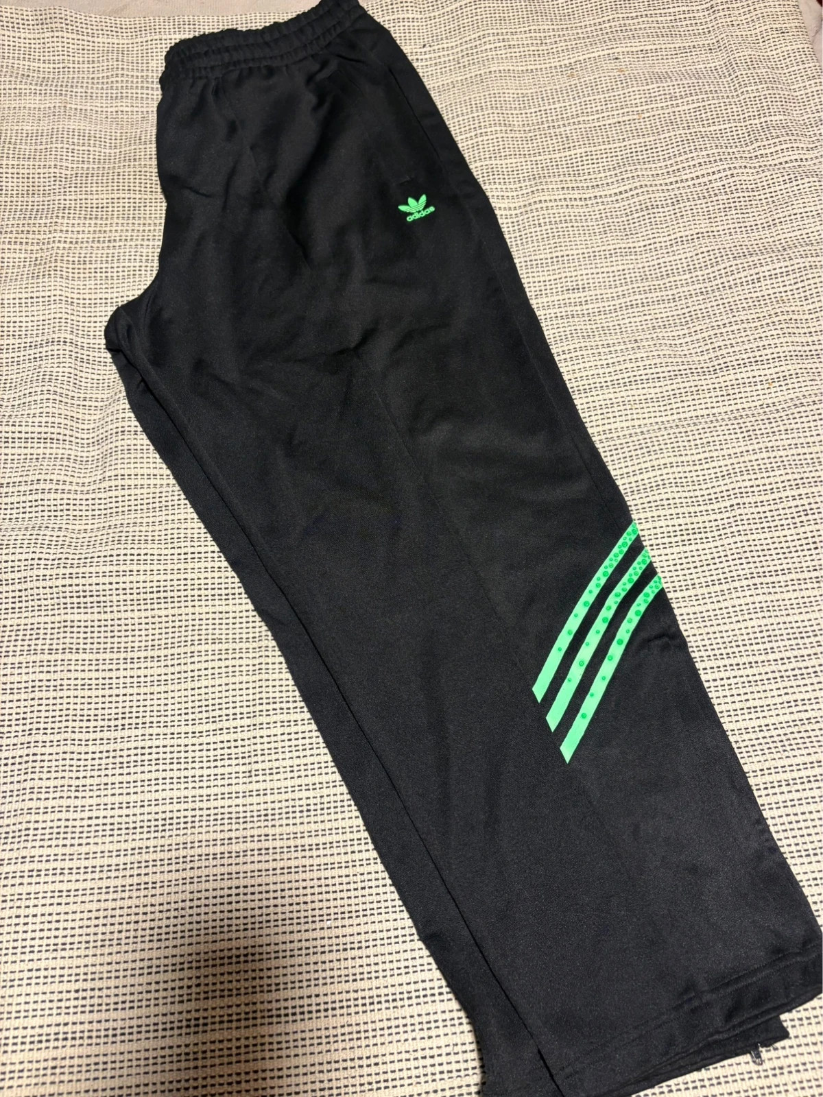 pantalon adidas originals x swarovski track pant 2xl negro verde cristal rhinestone joggers – adidas – taille XXL 3