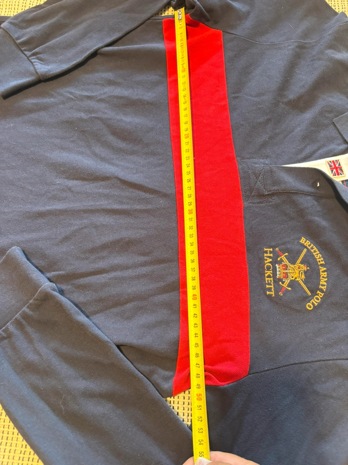 polo hackett london british army polo manga larga talla m azul marino rojo nuevo con etiqueta – Hackett – taille M 5