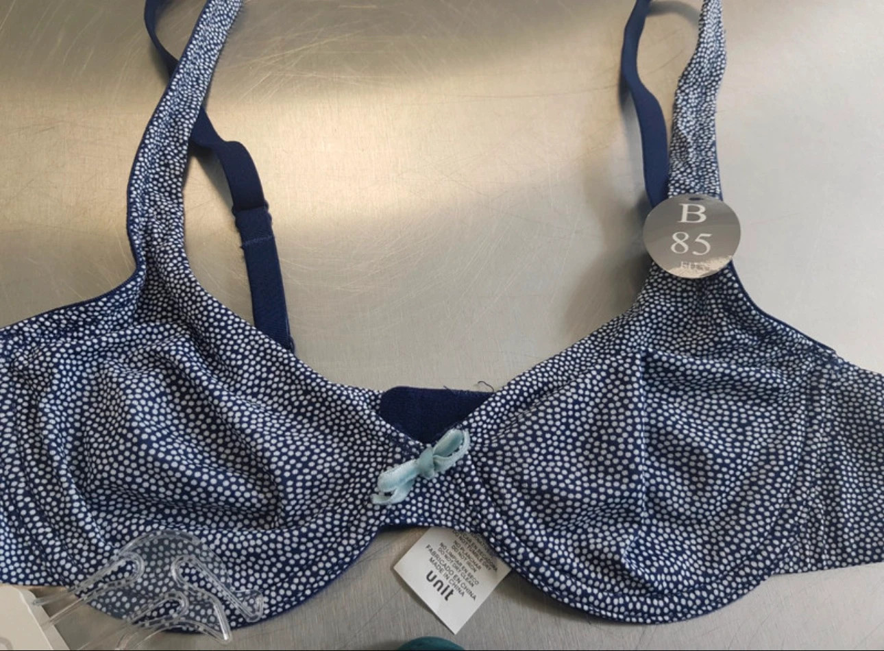 Pack 2 sujetadores Unit 85B azul verde lencería soutiengorge bra bh – Unit – taille 85B 3