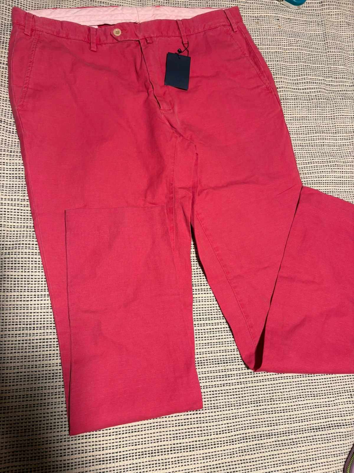 Pantalón chino Gant hombre coral rosa talla 54 L XL nuevo con etiqueta chino pant – GANT – taille XL 4