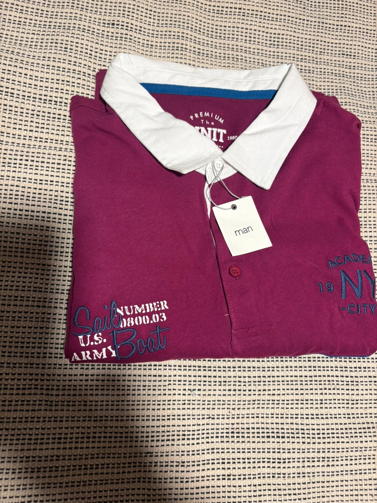 polo rugby manga larga burdeos the unit 2xl nuevo con etiquetas – Unit – taille XXL 2