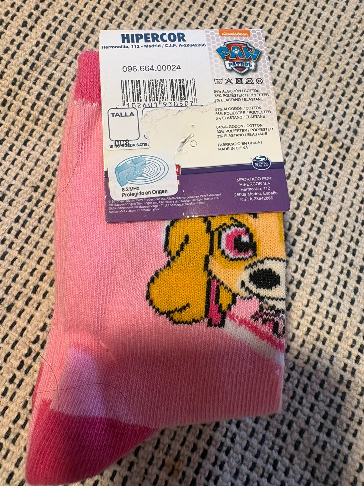 pack 3 calcetines patrulla canina skye rosa talla 31 34 nuevos – hipercor – taille 31-33 4