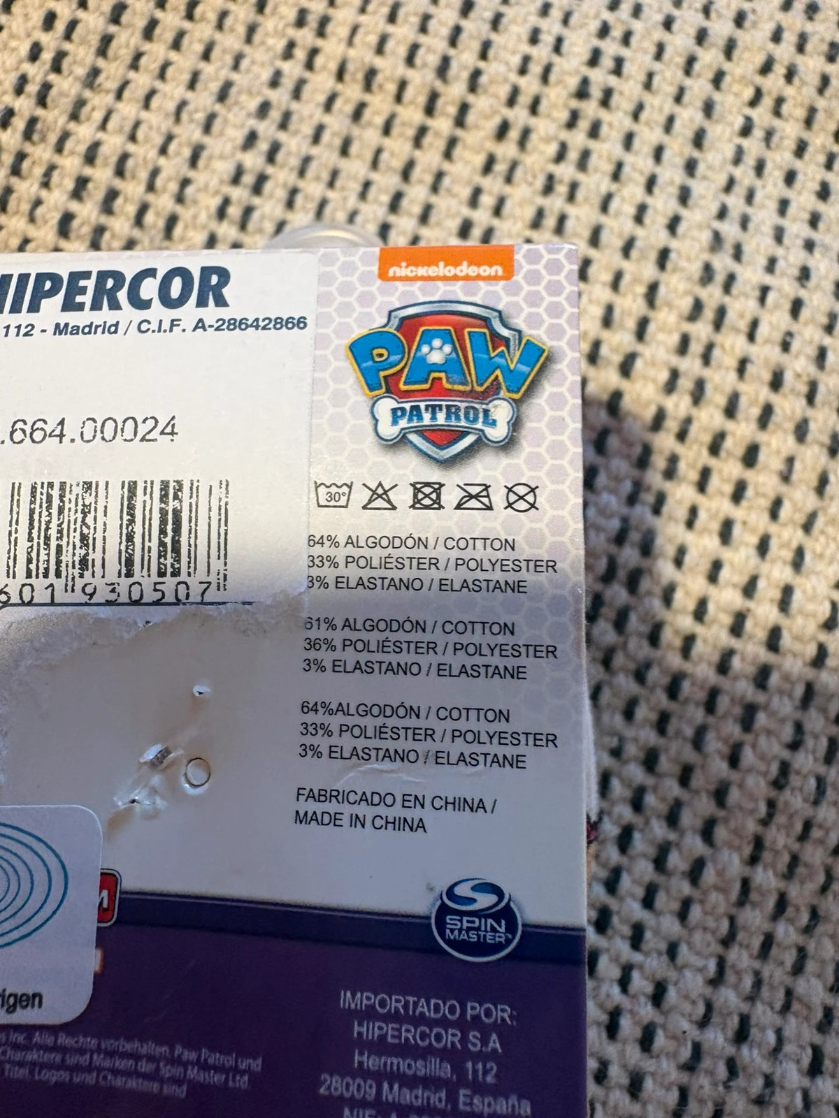 pack 3 calcetines patrulla canina skye rosa talla 31 34 nuevos – hipercor – taille 31-33 5