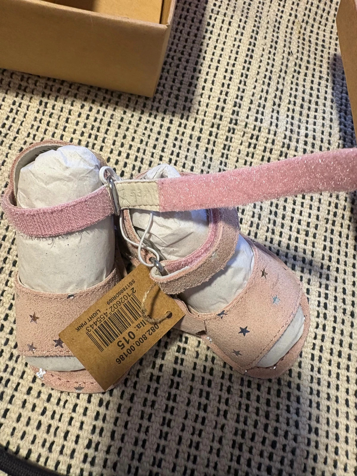 sandalias bebe rosa estrellas piel unit talla 15/16 para 3-6 meses – Unit – taille 16 4