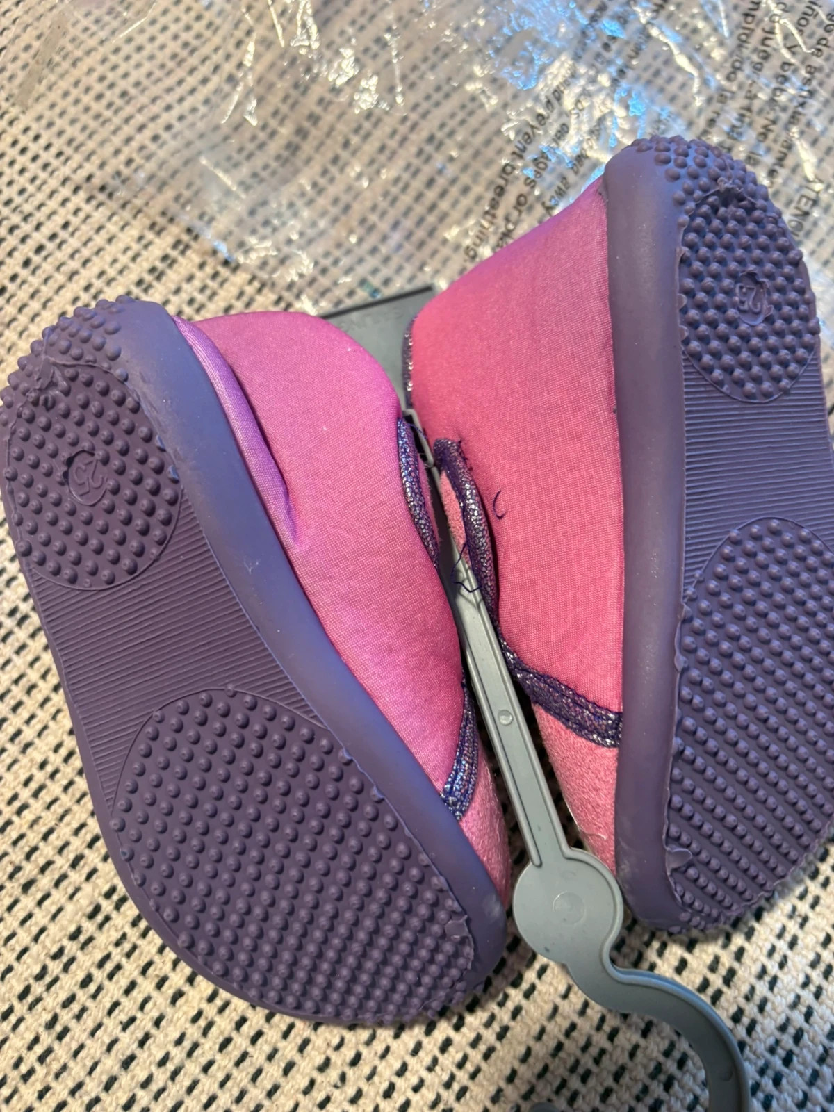 Zapatillas casa Disney Cenicienta rosa morado talla 25 nuevas – hipercor – taille 25 5