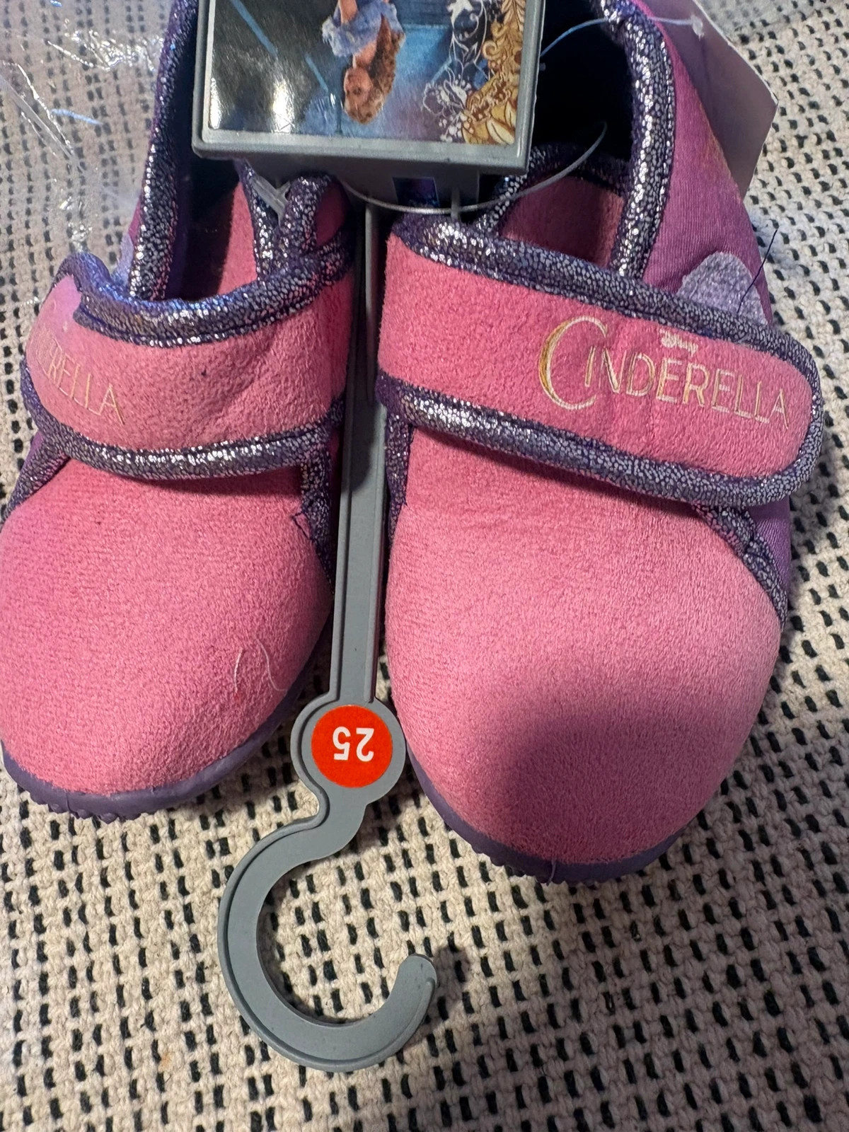 Zapatillas casa Disney Cenicienta rosa morado talla 25 nuevas – hipercor – taille 25 4