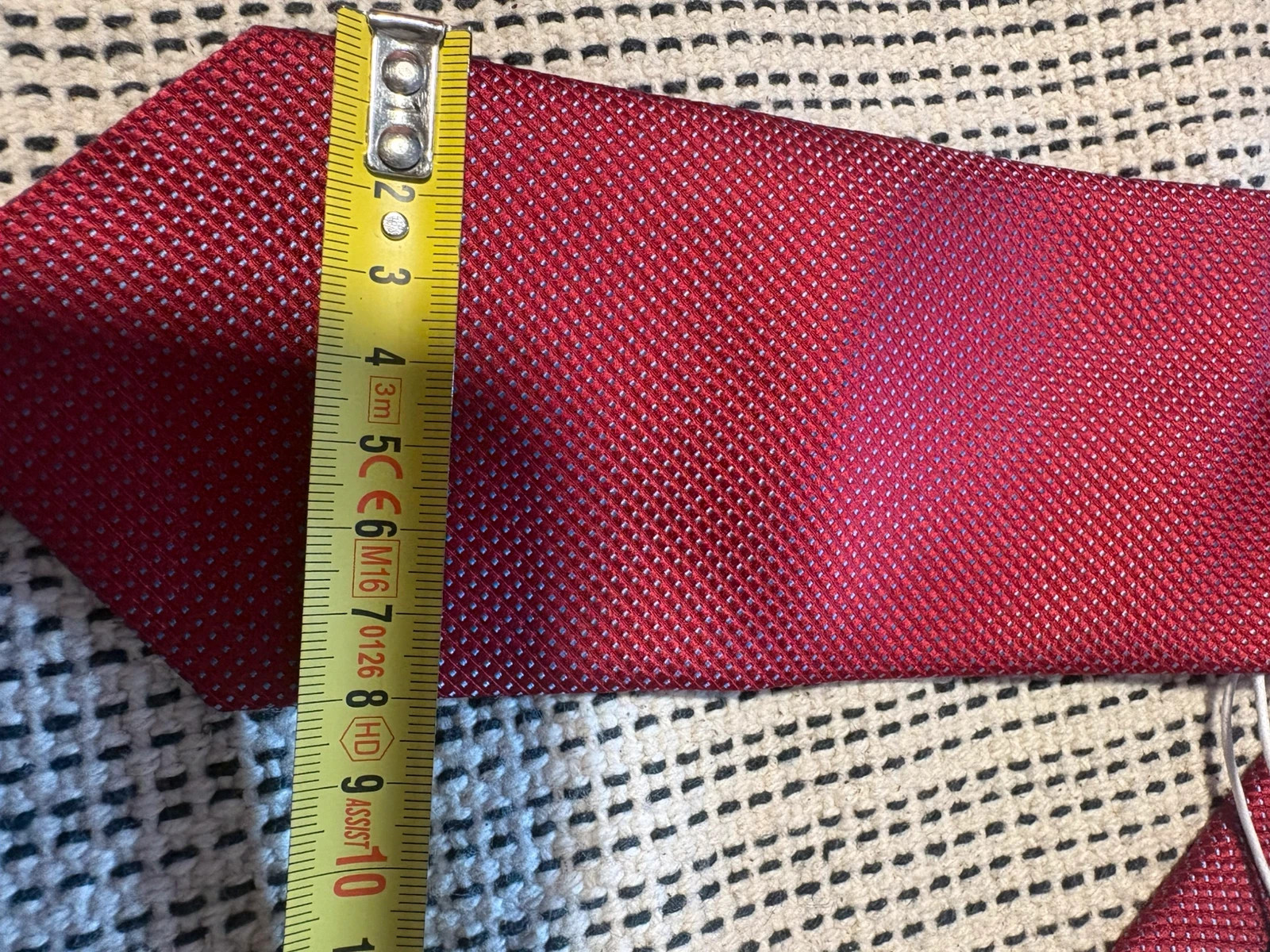 *corbata dustin el corte ingles 100% seda roja puntos nueva – Dustin 5