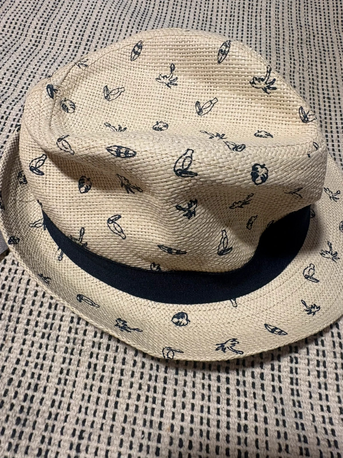 Sombrero de paja niño beis estampado tropical El Corte Inglés – El Corte Inglés – taille Universel 3