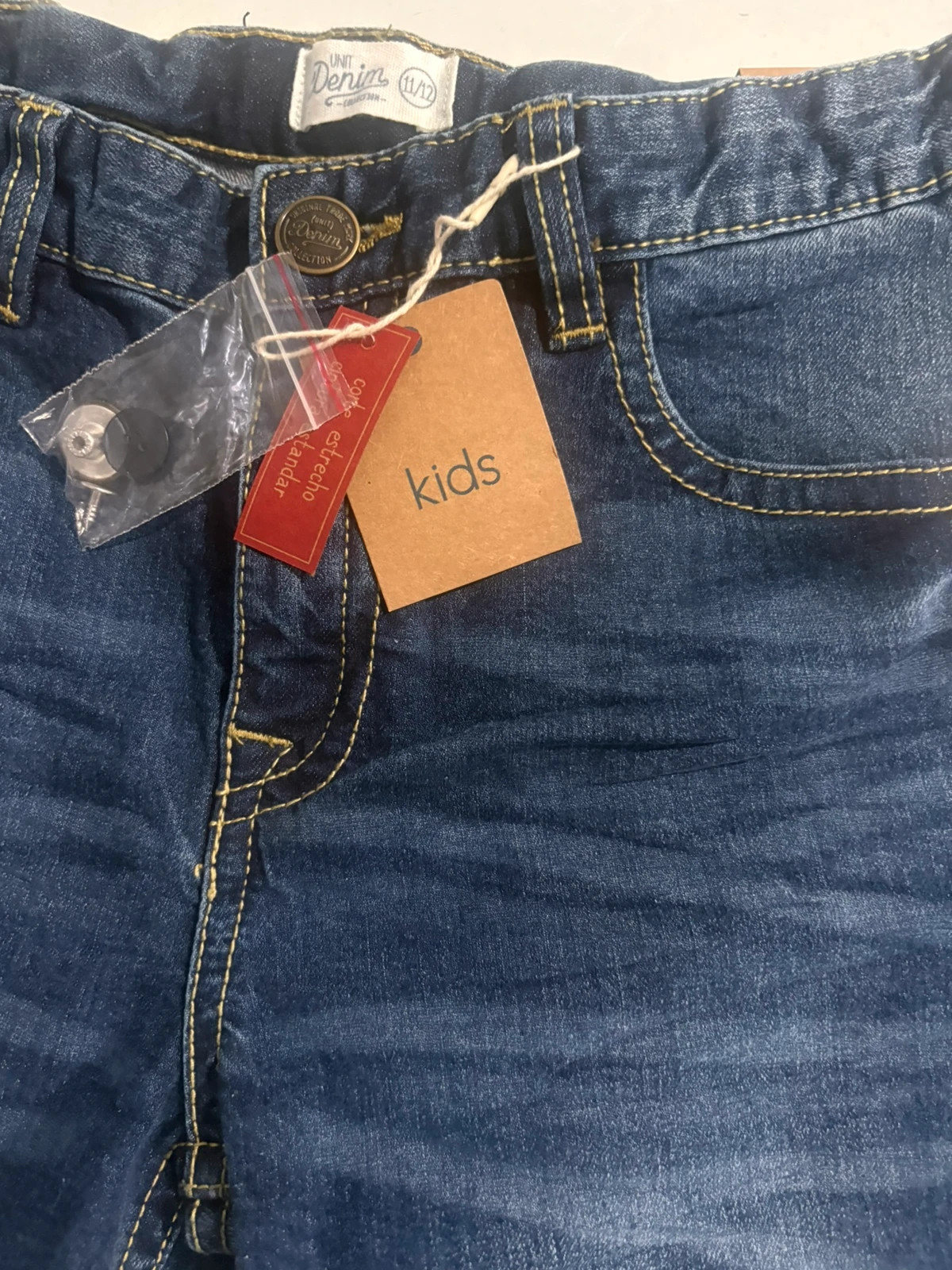 *Jean slim Unit Denim El Corte Ingles 11-12 / 12 ans NWT – Unit – taille 12 ans / 152 cm 3
