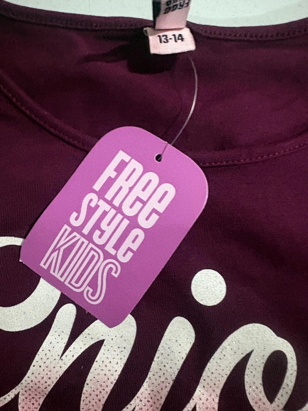 Camiseta manga larga burdeos Free Style El Corte Ingles 13-14 / XS – Freestyle – taille 14 ans / 164 cm 3