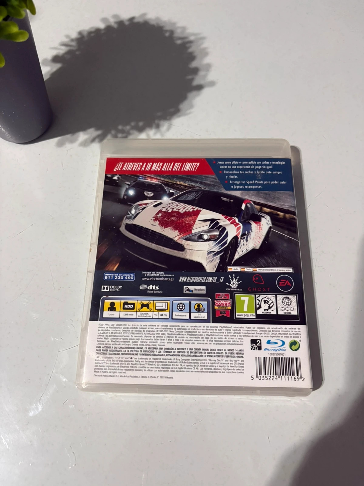 Juego PS3 Need for Speed Rivals Sony PlayStation 3 3