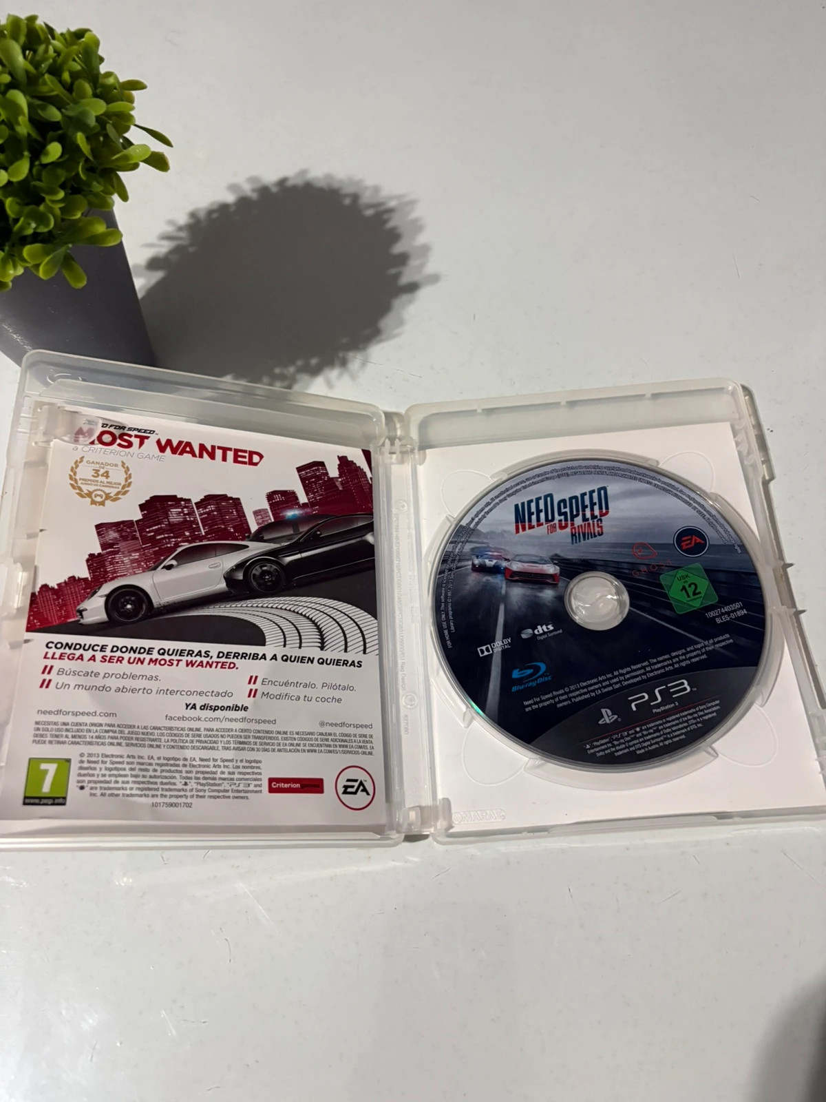 Juego PS3 Need for Speed Rivals Sony PlayStation 3 4