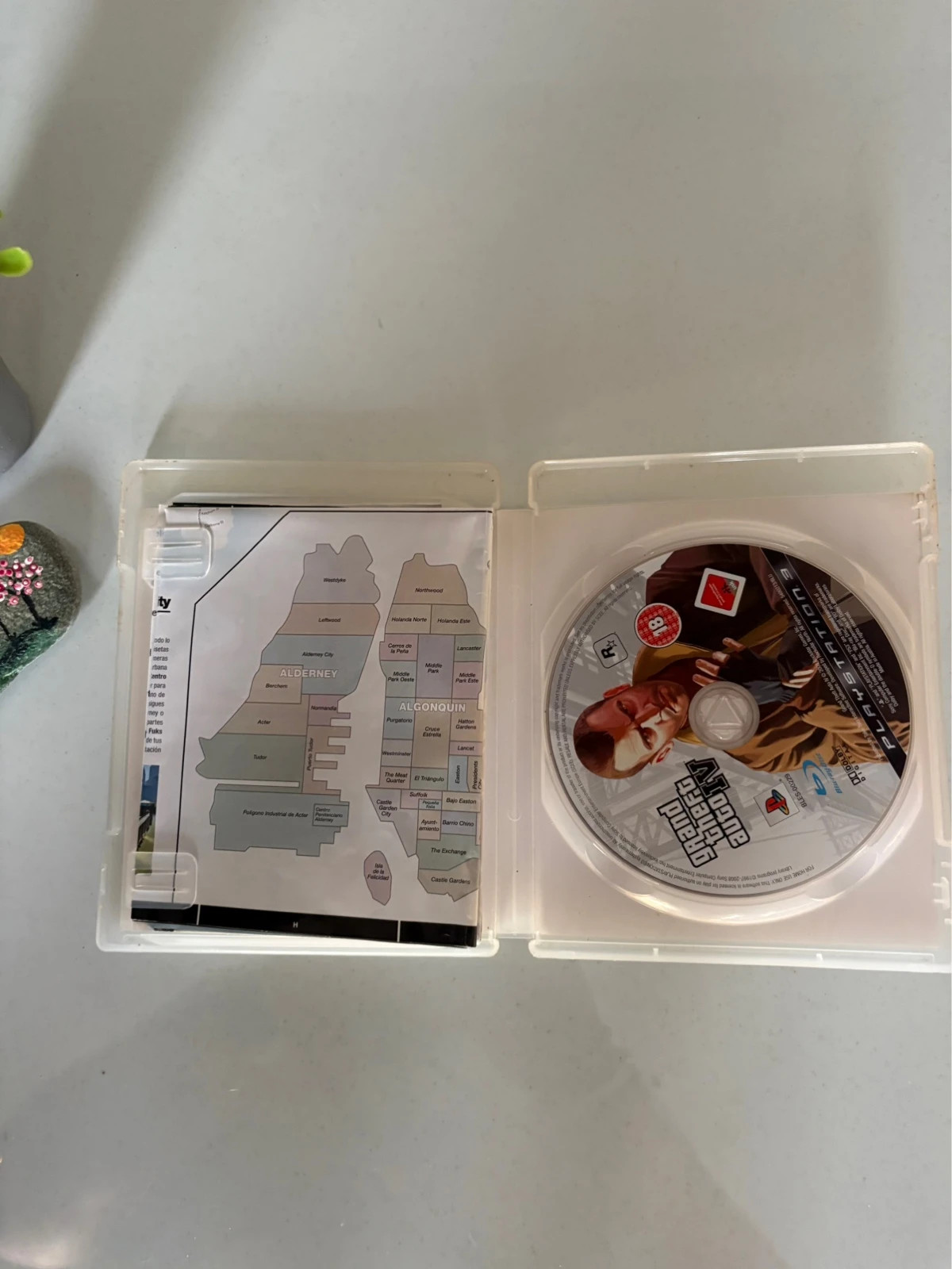 juego grand theft auto iv gta 4 ps3 completo pal espana mapa 4