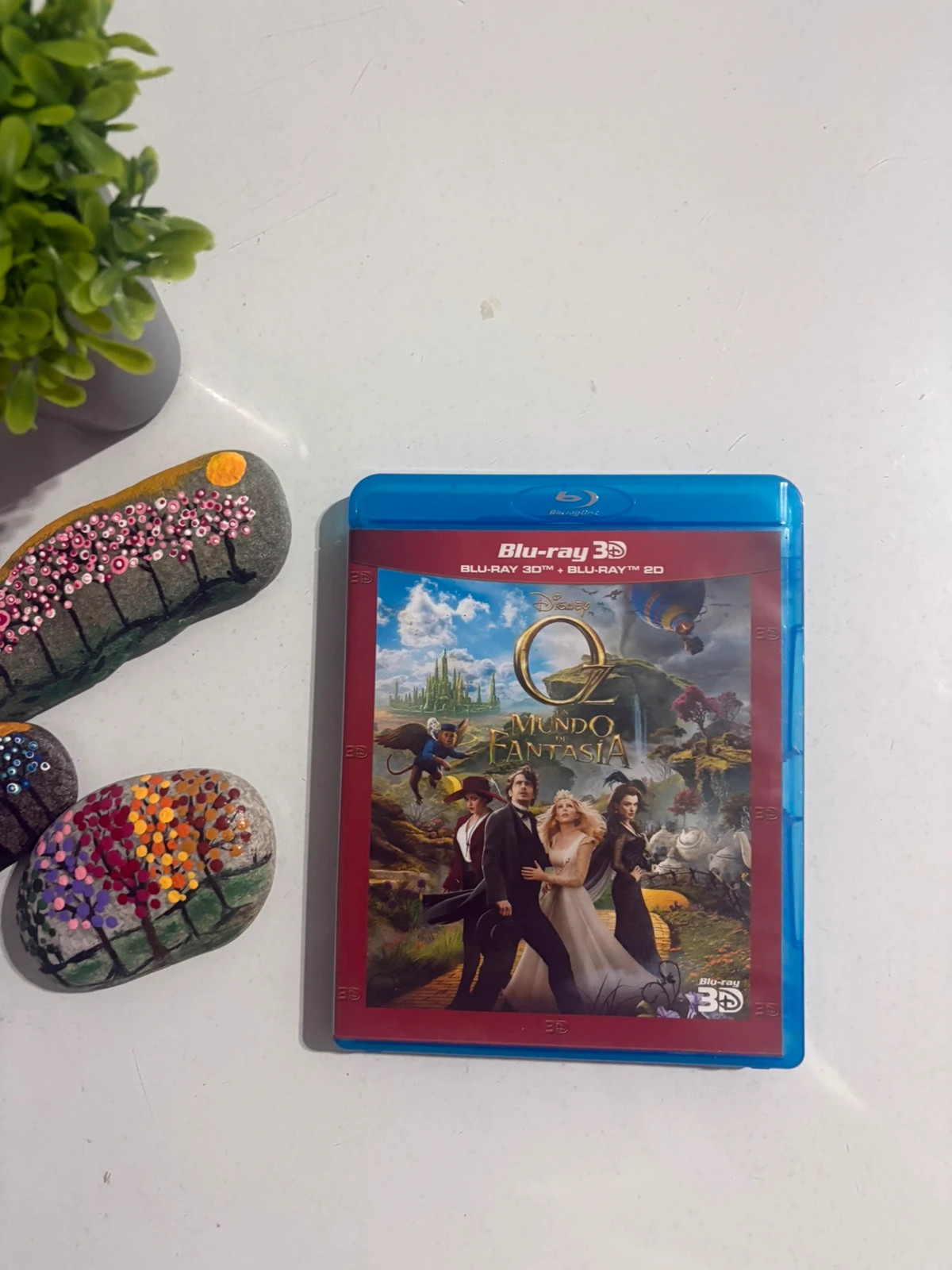 pelicula oz un mundo de fantasia blu-ray 3d 2d disney castellano fr en