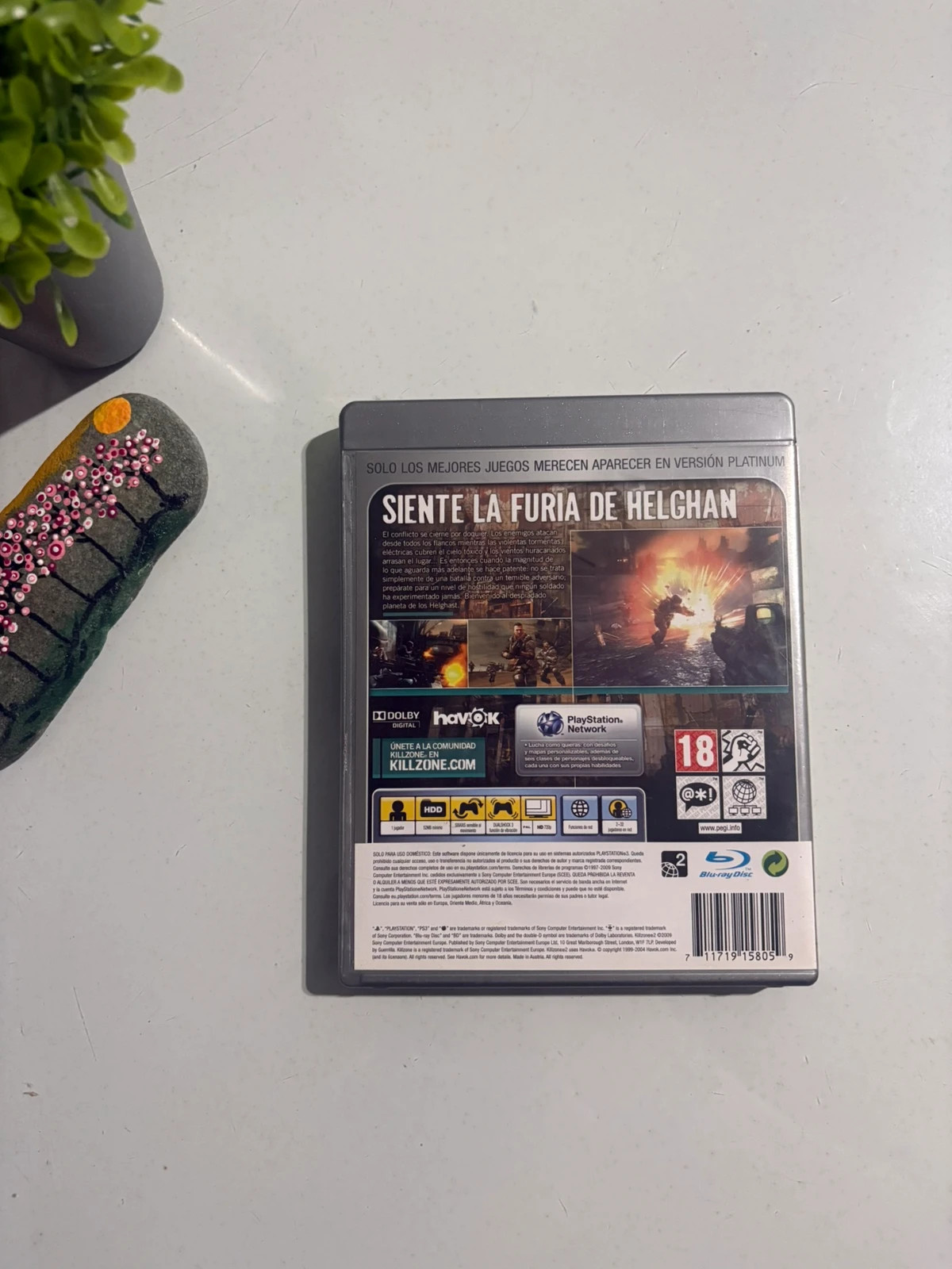 Videojuego Killzone 2 Playstation 3 PS3 Platinum PAL España CIB completo 2