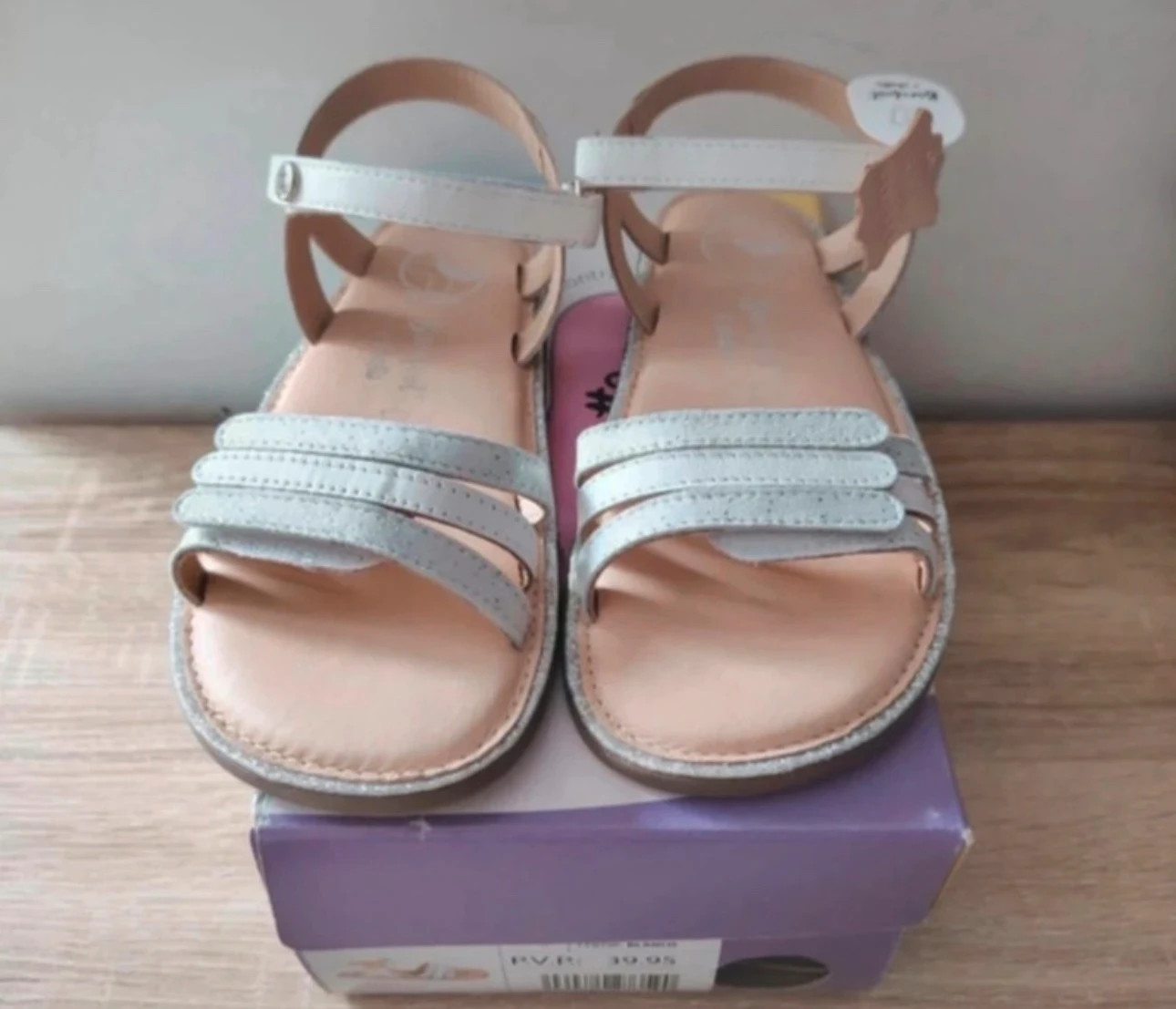 Sandalias respetuosas Chetto Barefoot blancas Talla 33 NUEVAS – Chetto – taille 33 2